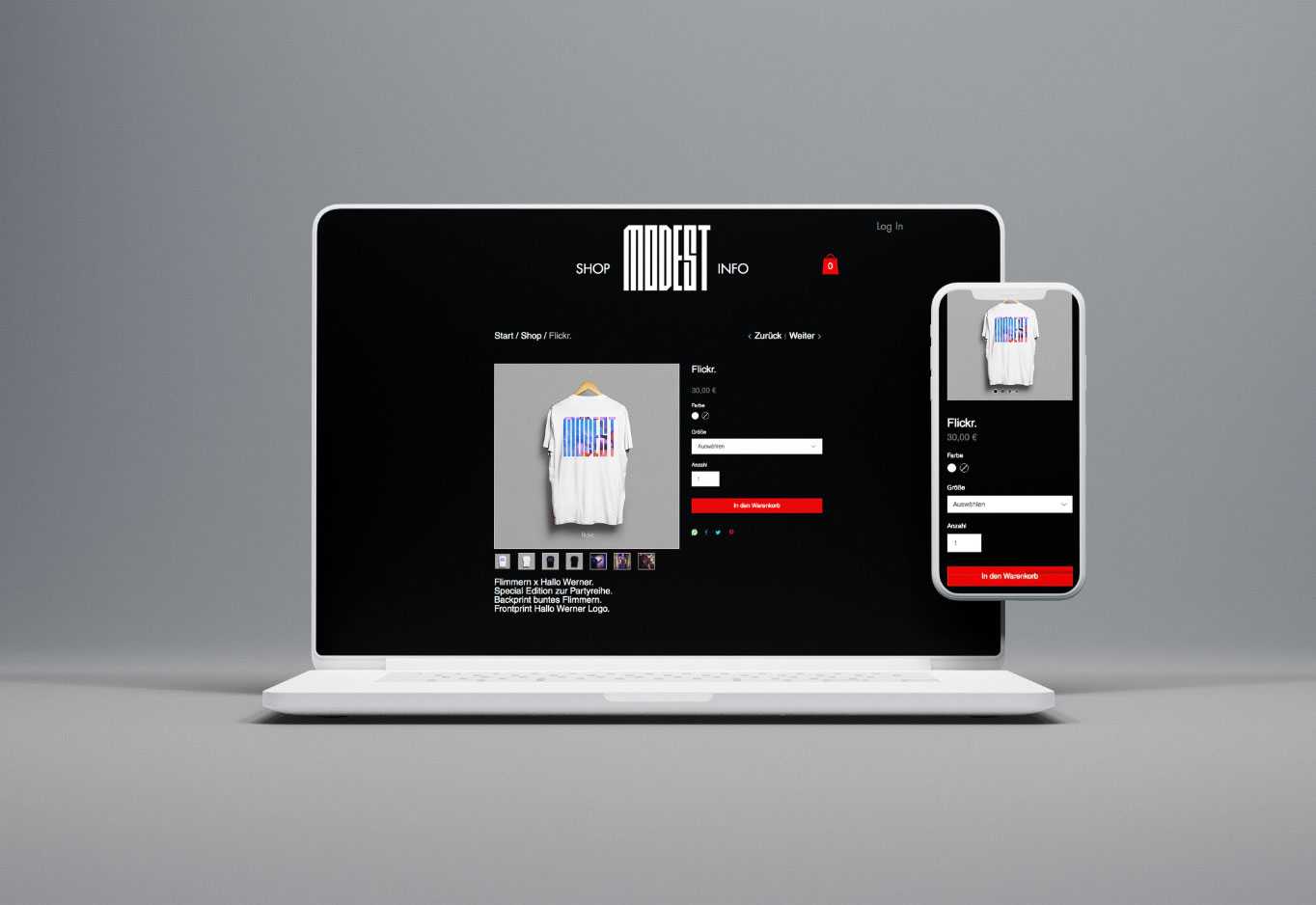Modest UX/UI Design